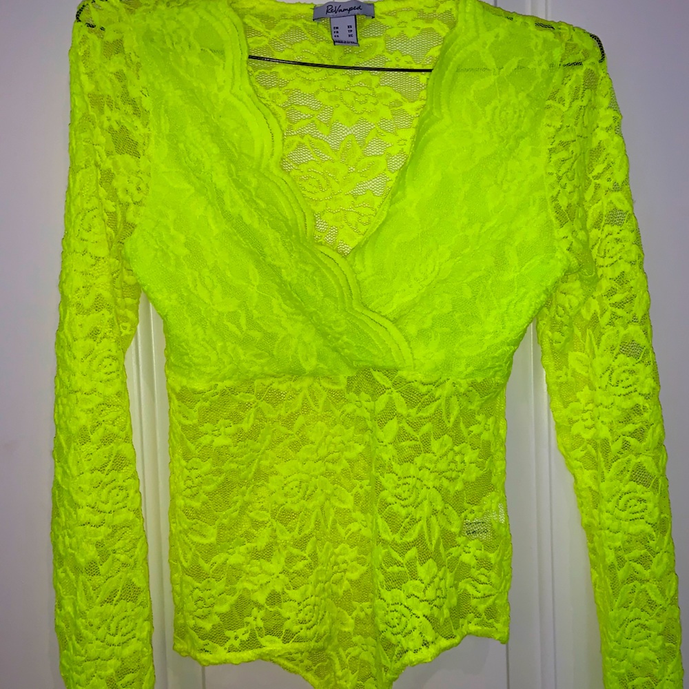 Neon Yellow Bodysuit